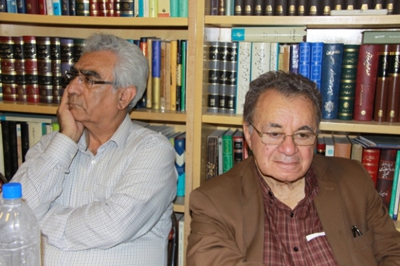 از راست: علی رواقی و جواد محمدی خمک 