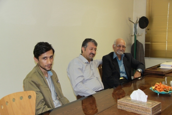 از راست: غلامرضا جمشیدنژاد اول، اکبر ایرانی و علی صفری اق قلعه 