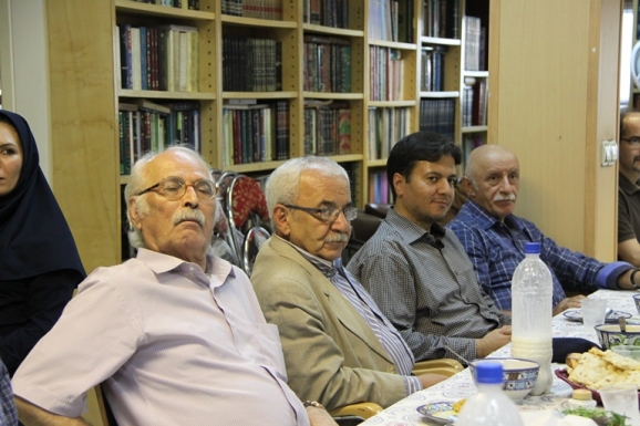 از راست: دکتر محمد باقری، حمید بهلول، دکتر حسین معصومی همدانی و دکتر ضیاء موحد